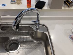 福岡キッチン取付け隊　タッチレス水栓への取替　施工後